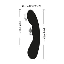 Lade das Bild in den Galerie-Viewer, Reizstrom-Vibrator für die G-Zone aus Silkon - 20cm
