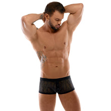 Lade das Bild in den Galerie-Viewer, Herren Unterhose M-XL transparent mit Knopfleiste &quot;Theo&quot;
