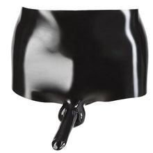 Lade das Bild in den Galerie-Viewer, Latex Pants S - XL mit Penishülle in schwarz oder transparent &quot;Vamp&quot;
