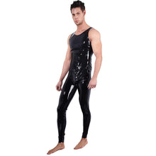 Lade das Bild in den Galerie-Viewer, Latex Herren Overall M-2XL mit Schritt-Reißverschluss &quot;Harvey&quot;
