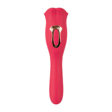 Lade das Bild in den Galerie-Viewer, 2-in-1 Vibrator mit Moving-Lips und Vibro-Zunge - 22 cm
