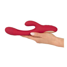 Lade das Bild in den Galerie-Viewer, Rabbitvibrator mit Hin und her schwingender Noppenzunge - 24cm
