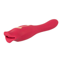 Lade das Bild in den Galerie-Viewer, 2-in-1 Vibrator mit Moving-Lips und Vibro-Zunge - 22 cm
