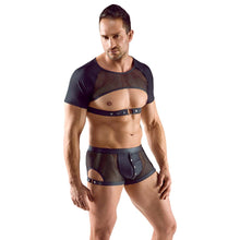 Lade das Bild in den Galerie-Viewer, Herren Netz-Pants M-2XL transparent und Mattlook &quot;Ted&quot;
