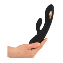 Lade das Bild in den Galerie-Viewer, Reizstrom Rabbit Vibrator - E-Stim und Vibrationen - 20cm
