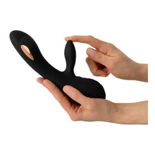 Lade das Bild in den Galerie-Viewer, Reizstrom Rabbit Vibrator - E-Stim und Vibrationen - 20cm
