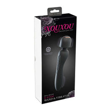 Lade das Bild in den Galerie-Viewer, 2-in-1 Reizstrom Wand Massagegerät &amp; Vibrator - 23cm
