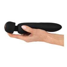 Lade das Bild in den Galerie-Viewer, 2-in-1 Reizstrom Wand Massagegerät &amp; Vibrator - 23cm
