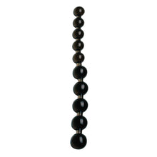 Lade das Bild in den Galerie-Viewer, Analkugel-Stab mit 10 Kugeln Anal Pearls Black - 27,5 cm
