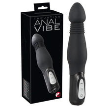 Lade das Bild in den Galerie-Viewer, Analvibrator mit Stoßfunktion, Thrusting, 23,5cm
