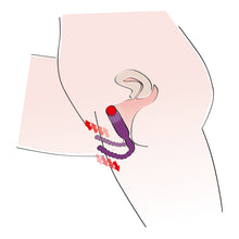 Lade das Bild in den Galerie-Viewer, Vibro-Ei mit Schamlippen-Spreizer und Fernbedienung
