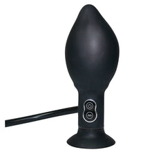 Lade das Bild in den Galerie-Viewer, True Black Vibro Anal Plug
