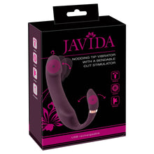 Lade das Bild in den Galerie-Viewer, Doppelvibrator mit nickender Vibro-Spitze + biegsamem Klitorisvibrator
